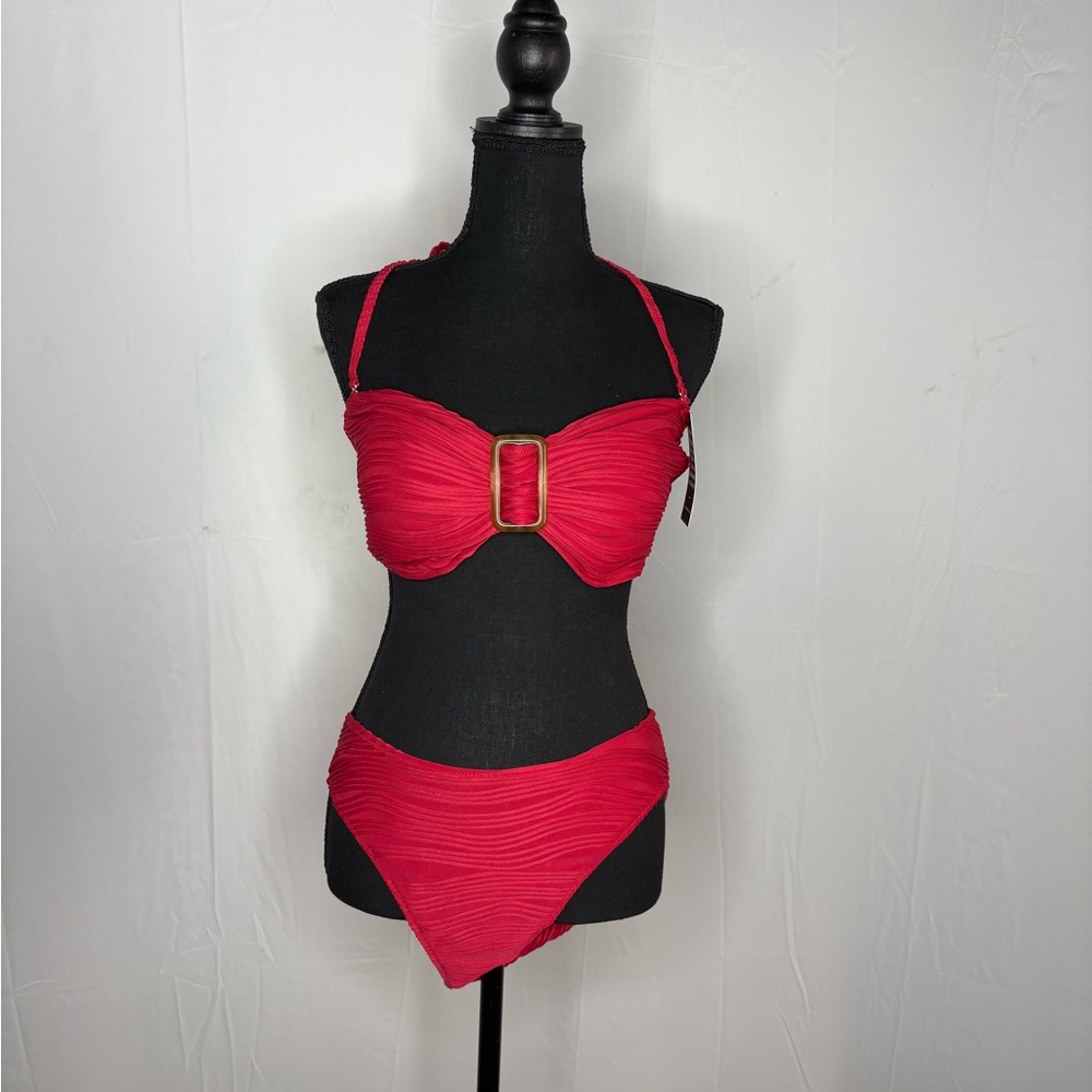 Red Women's Swimwear Set